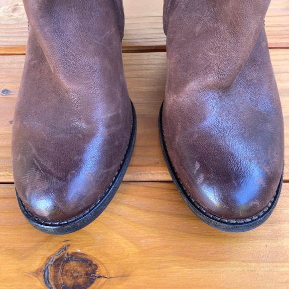 Paul Green Brown Zippered Heeled Booties Size 9 US Made in Austria UK 6.5 - Picture 11 of 11